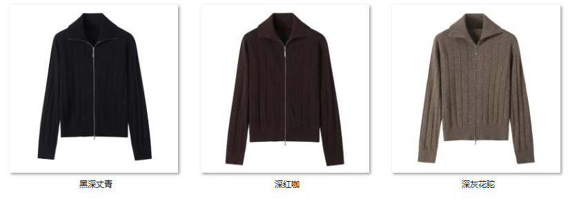 Women's “静奢织金”——LV针织拉链开衫 QMX903 color options