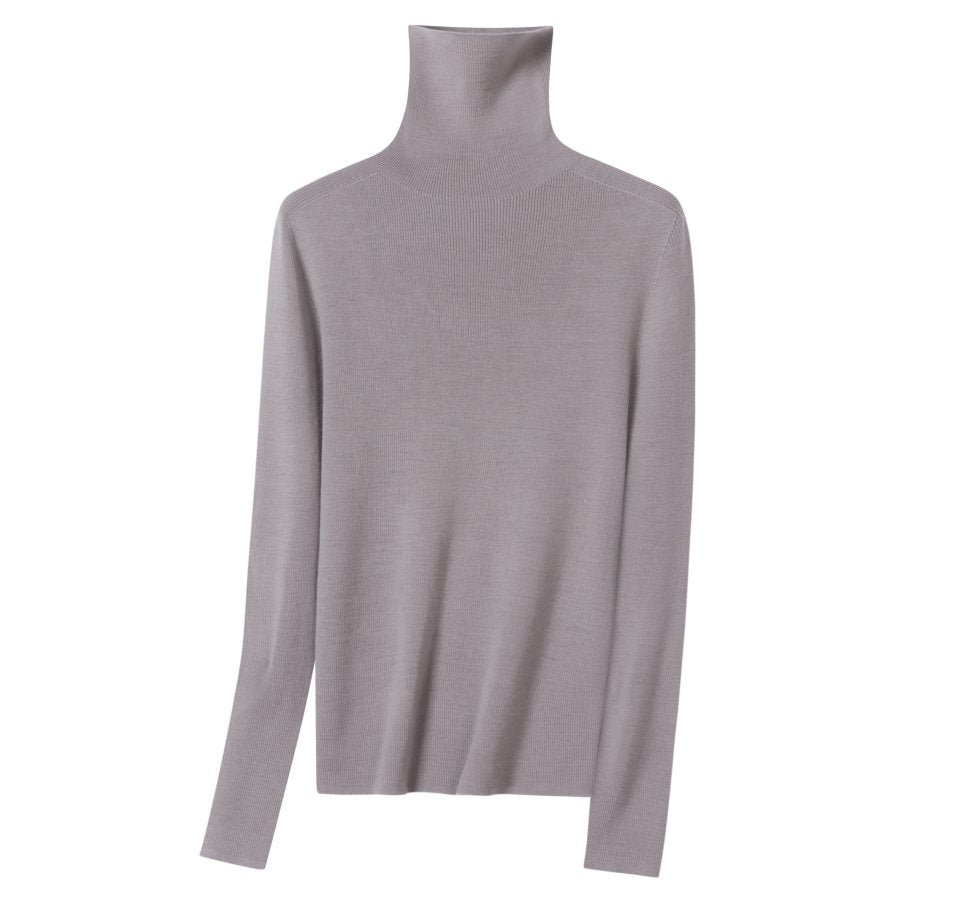 Wholesale Women's 100% Wool Sweater HQ602 - OEM ODM Knitwear Factory main image