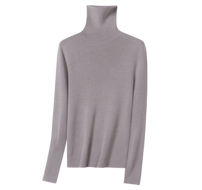 Wholesale Women's 100% Wool Sweater HQ602 - OEM ODM Knitwear Factory main image