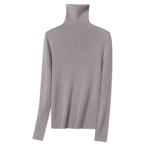 Wholesale Women's 100% Wool Sweater HQ602 - OEM ODM Knitwear Factory main image