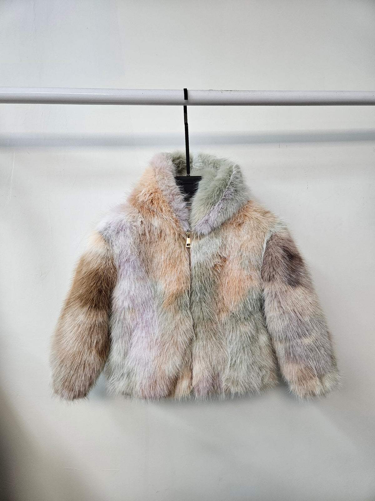 Women's Short Thick Warm Eco-Friendly Faux Fur Jacket wholesale manufacturer style M3353 view 1