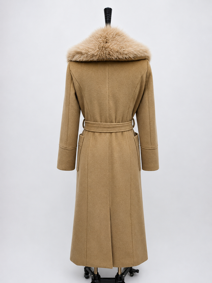Women's Long Thick Warm Eco-Friendly Faux Fur Coat wholesale manufacturer style M3674 view 3
