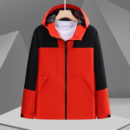 Men's & Women's Outdoor Jacket 9522 Spring/Fall Colorblock