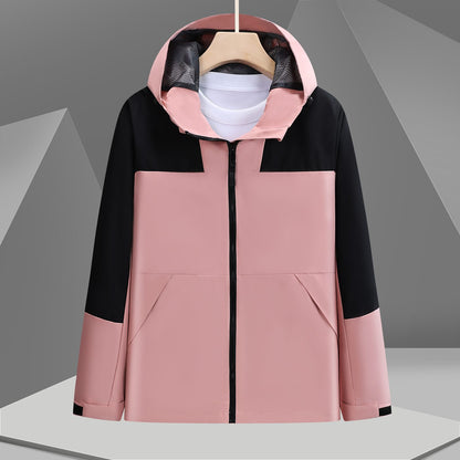 Men's & Women's Outdoor Jacket 9522 Spring/Fall Colorblock