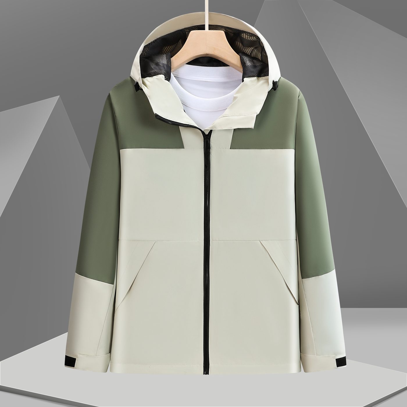 Men's & Women's Outdoor Jacket 9522 Spring/Fall Colorblock