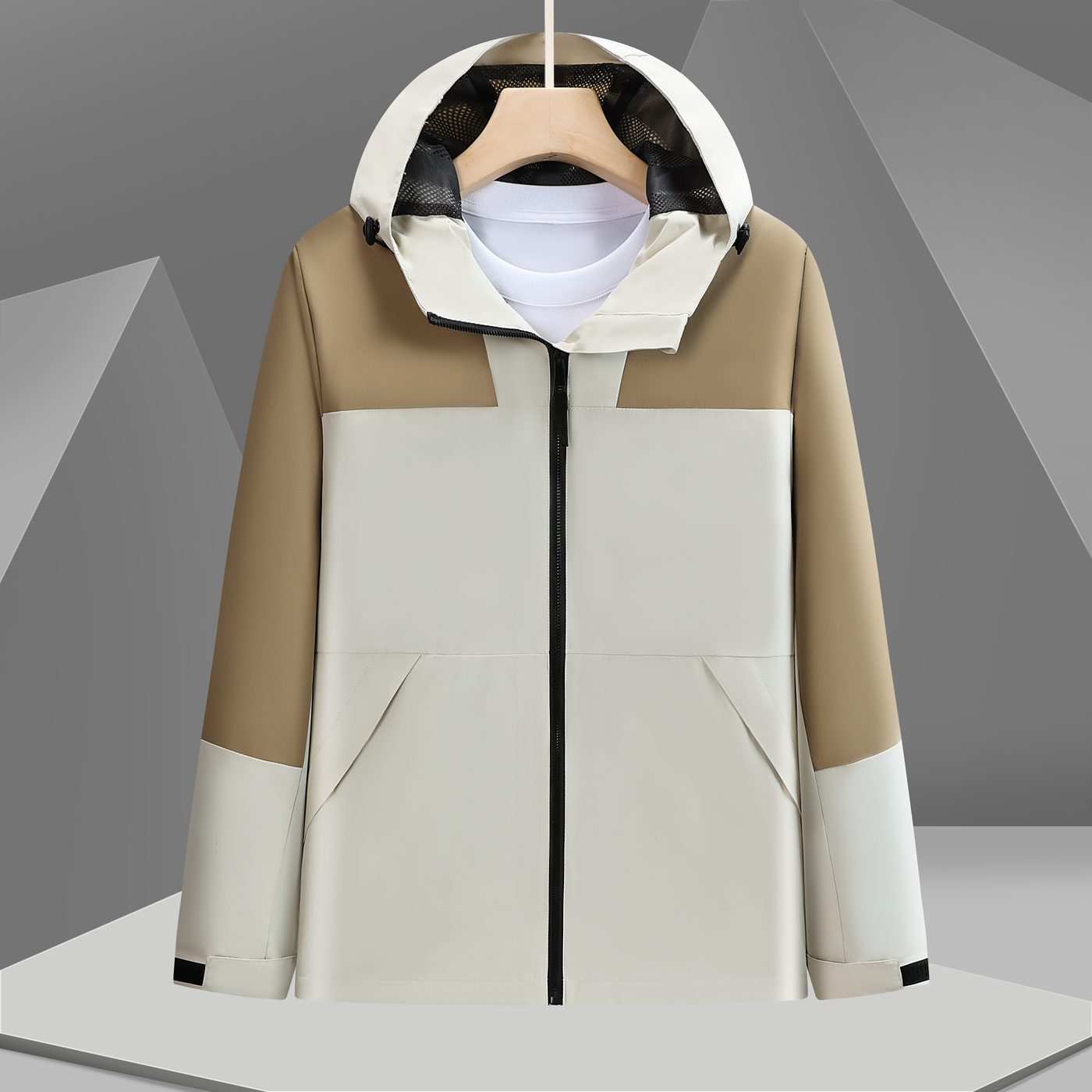 Men's & Women's Outdoor Jacket 9522 Spring/Fall Colorblock