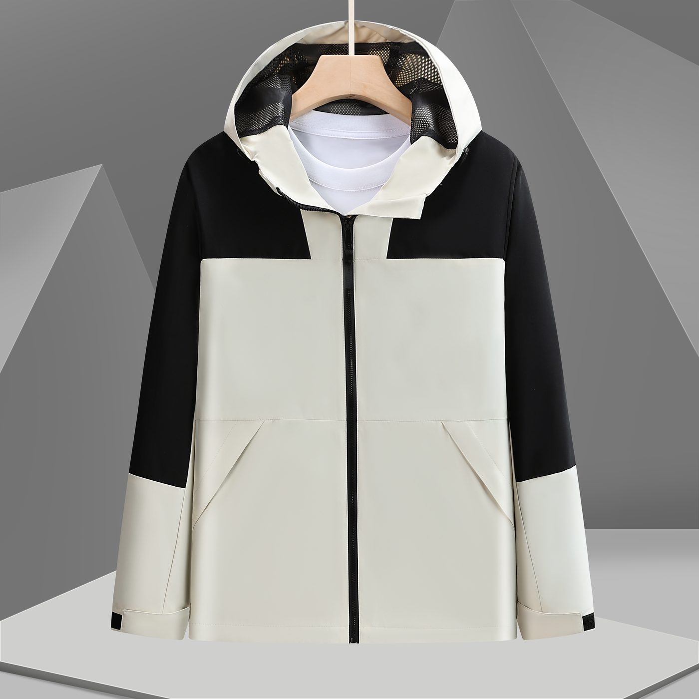 Men's & Women's Outdoor Jacket 9522 Spring/Fall Solid