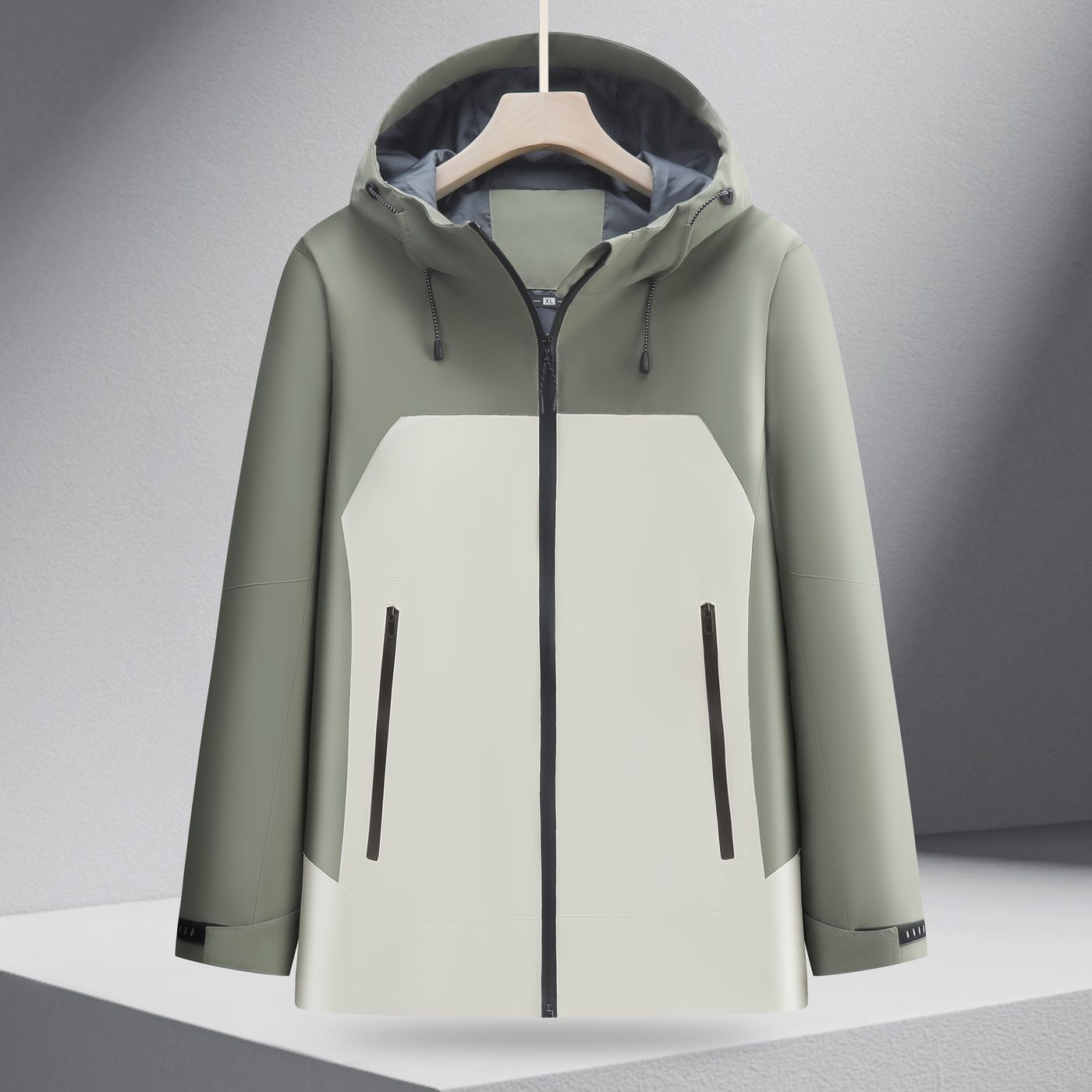Men's & Women's Outdoor Jacket 9566 Spring/Fall Two-Tone