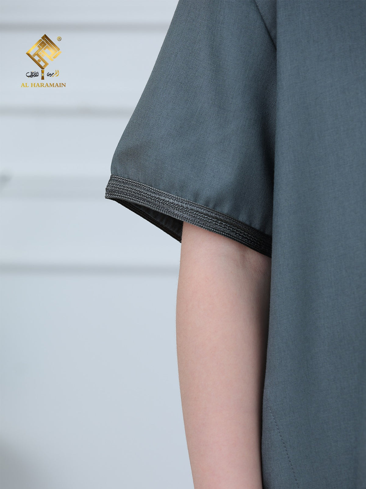 Moroccan Embroidered Short Sleeve Boys Thobe Wholesale Ready to Ship | KID0002 wholesale KID0002 image 7