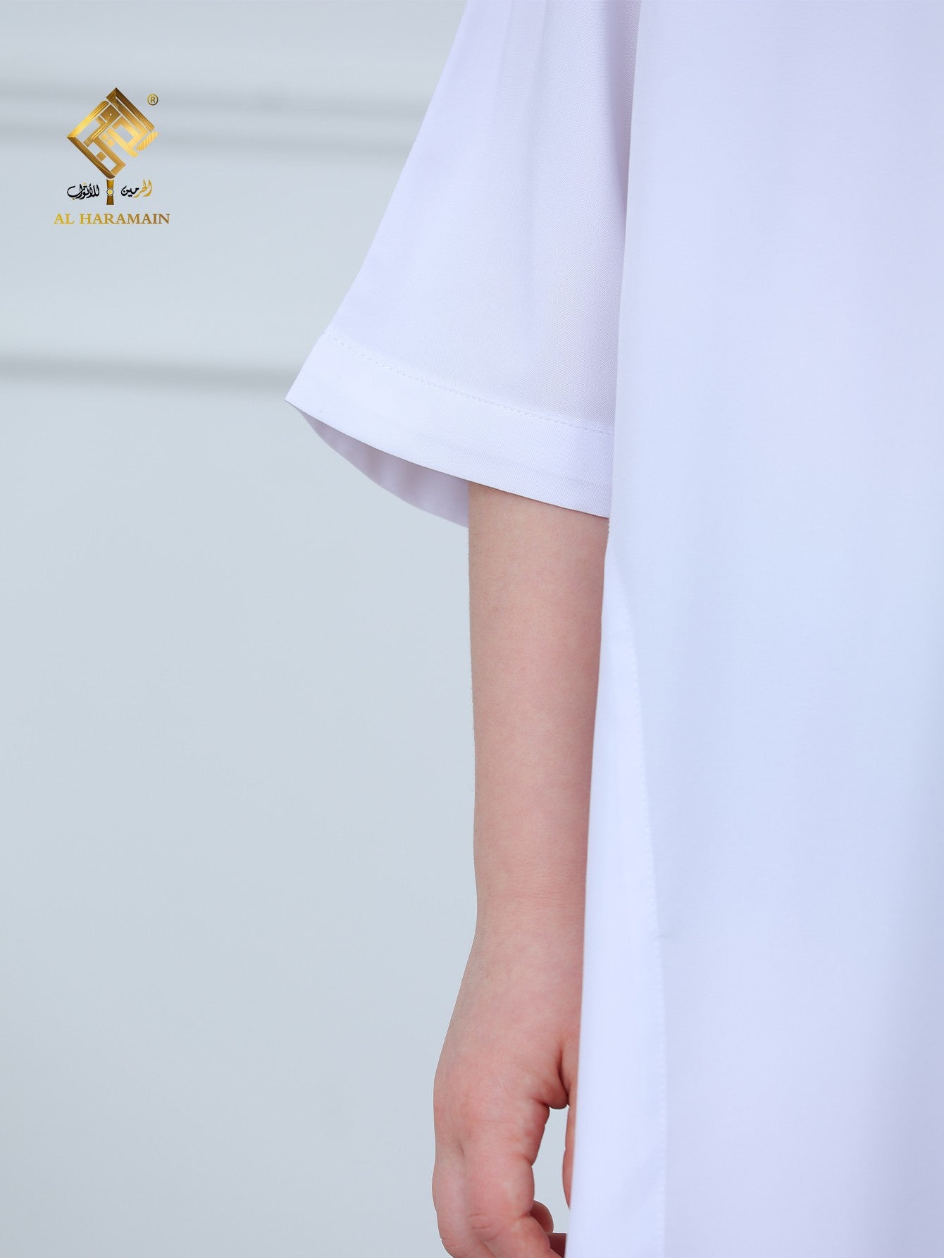Moroccan Embroidered Short Sleeve Boys Thobe Wholesale Ready to Ship | KID0006 wholesale KID0006 image 7