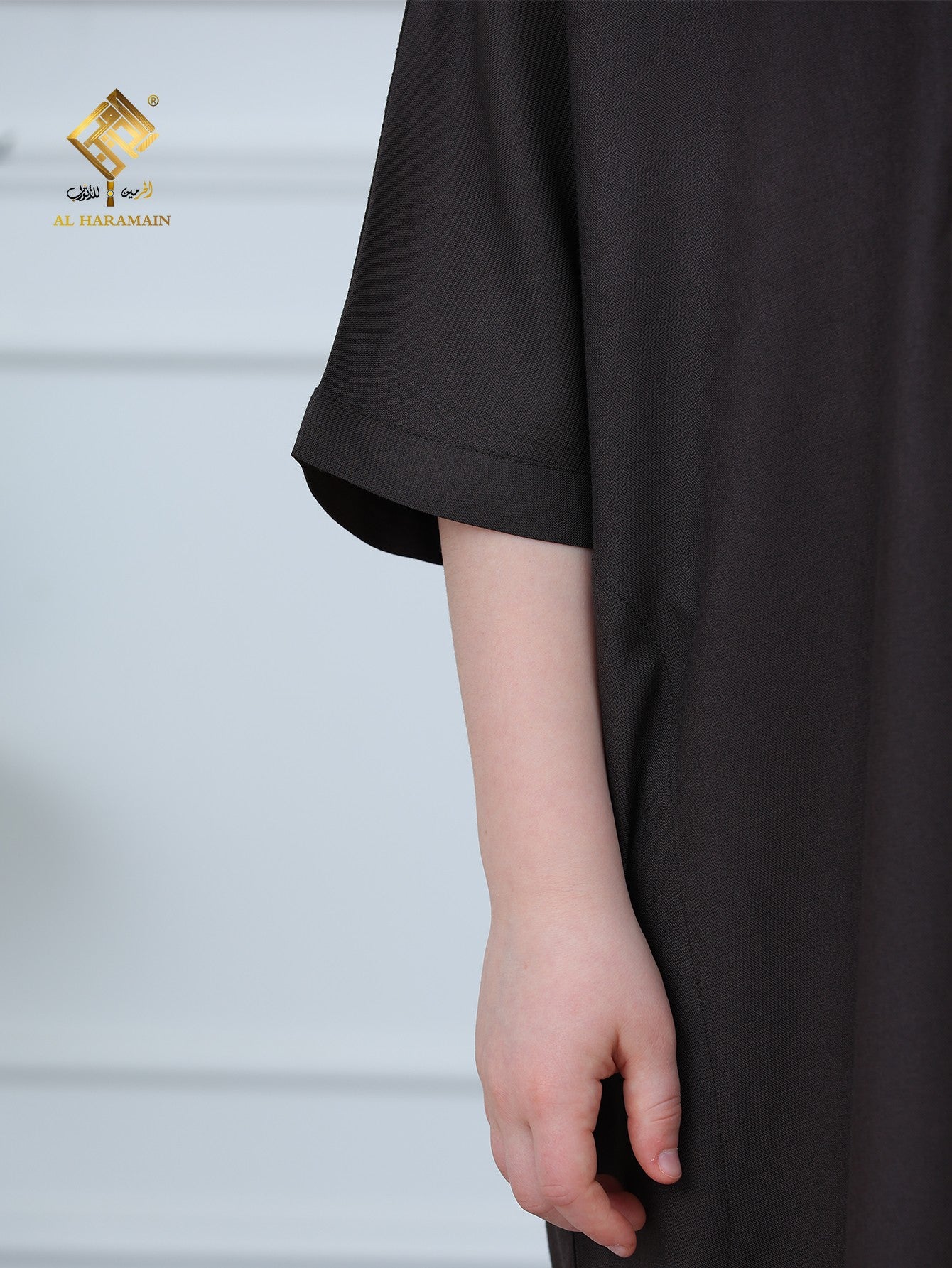 Moroccan Embroidered Short Sleeve Boys Thobe Wholesale Ready to Ship | KID0009 wholesale KID0009 image 6