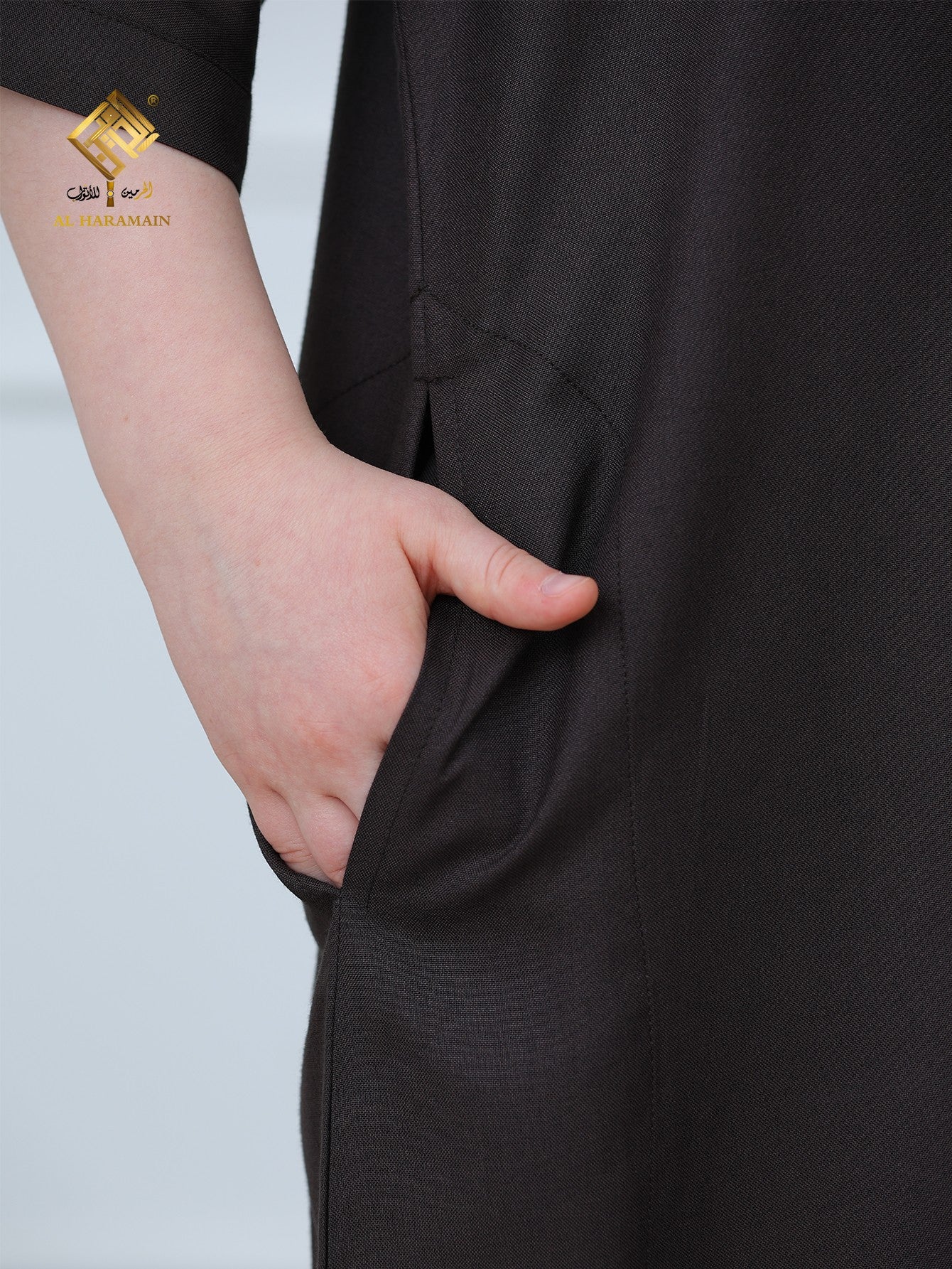 Moroccan Embroidered Short Sleeve Boys Thobe Wholesale Ready to Ship | KID0009 wholesale KID0009 image 7