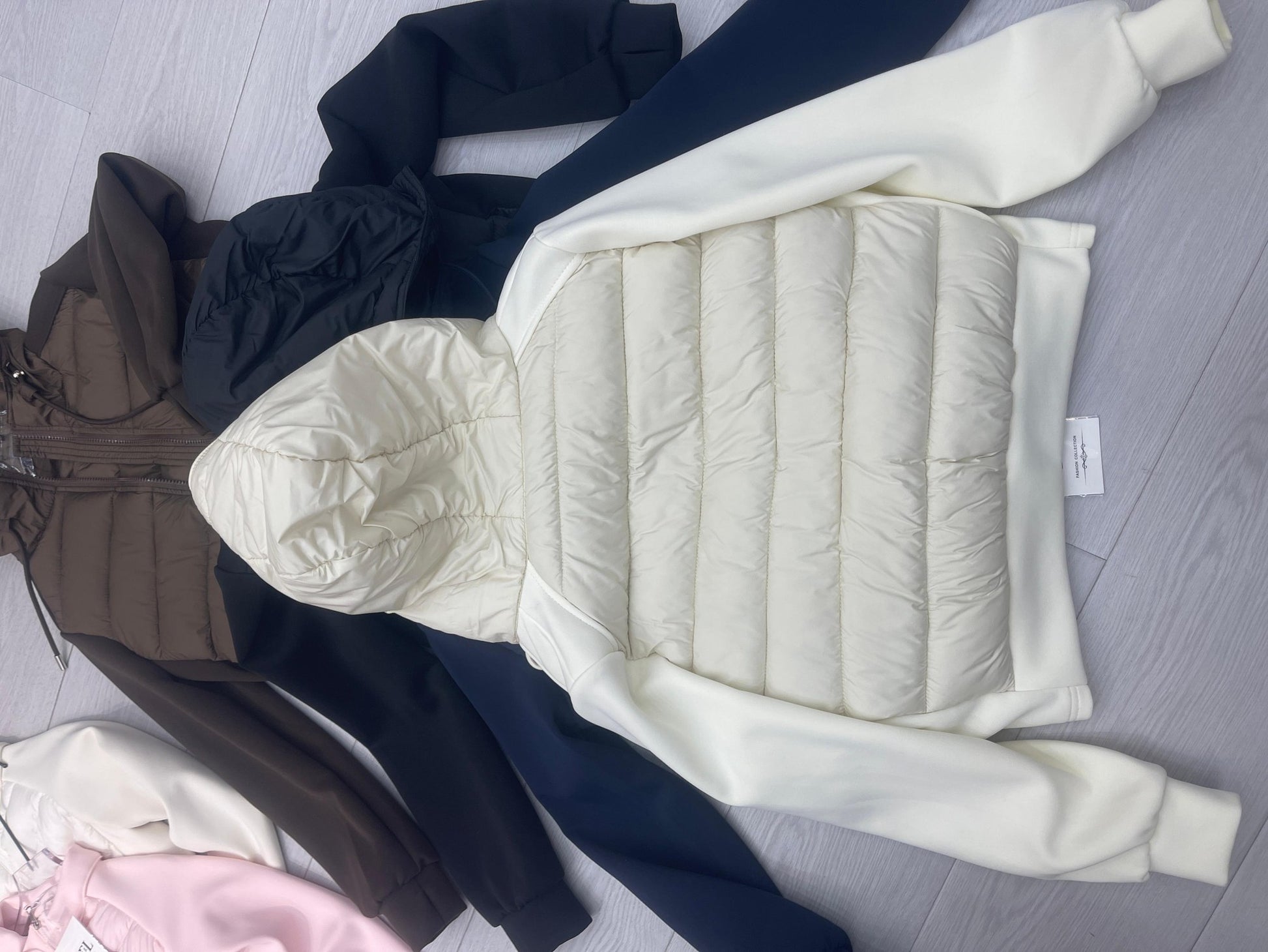 Women's Puffer Jacket wholesale ready stock custom logo PJ-0815-001 image 3