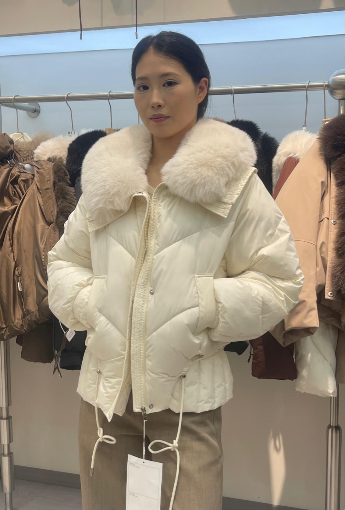 Women's Puffer Jacket wholesale ready stock custom logo PJ-0815-008 image 2