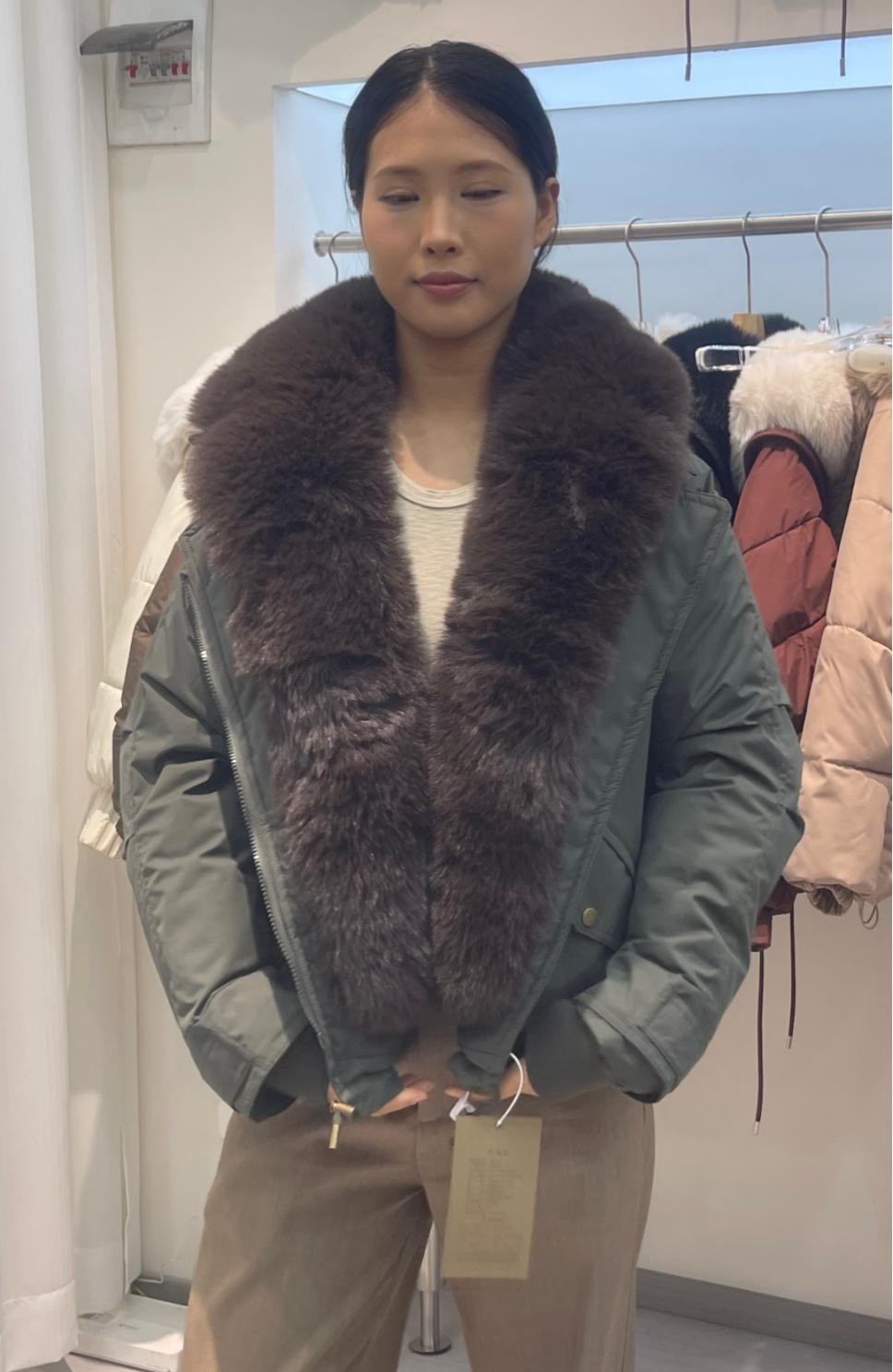Women's Puffer Jacket wholesale ready stock custom logo PJ-0815-013 image 1
