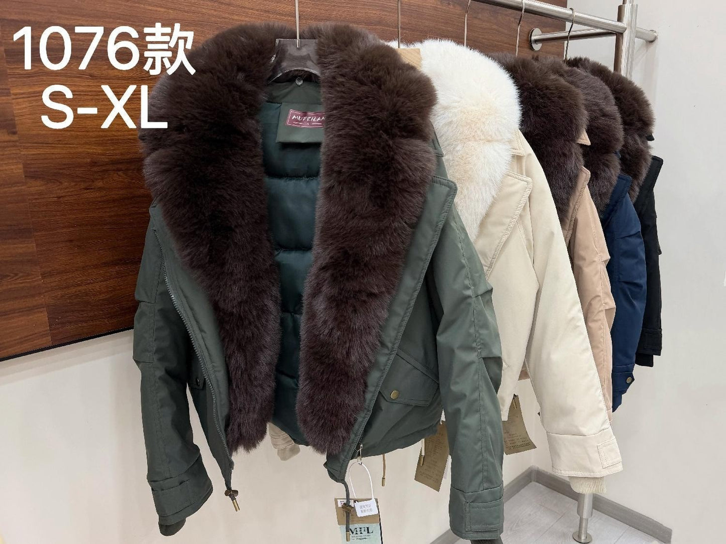 Women's Puffer Jacket wholesale ready stock custom logo PJ-0815-013 image 3