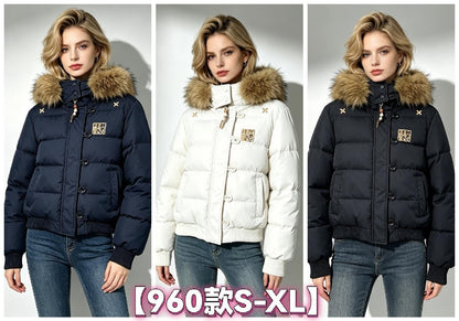 Women's Puffer Jacket wholesale ready stock custom logo PJ-0815-020 image 1