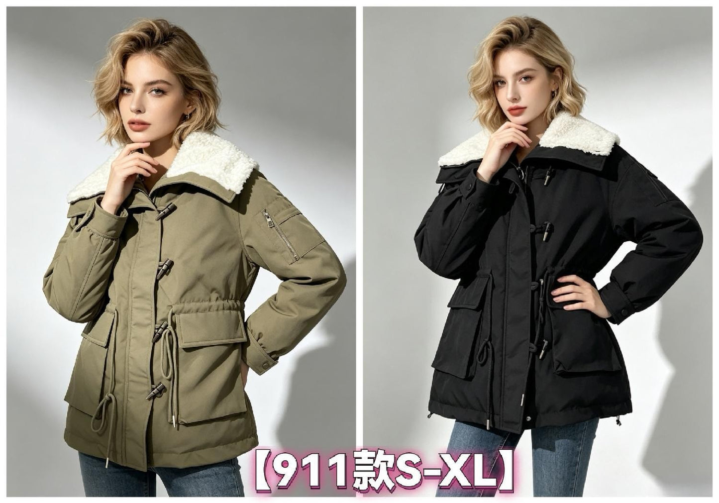 Women's Puffer Jacket wholesale ready stock custom logo PJ-0815-025 image 1