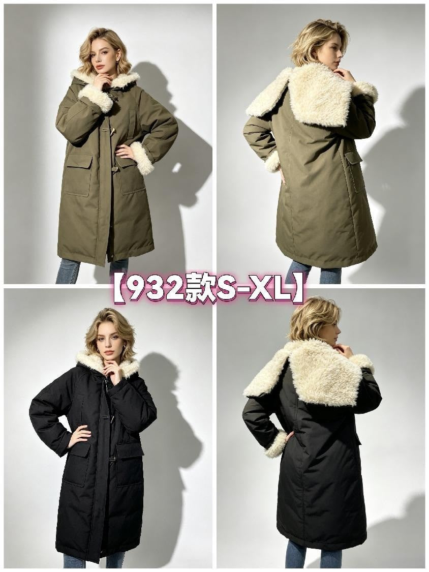 Women's Long Puffer Coat wholesale ready stock custom logo PJ-0815-032 image 1