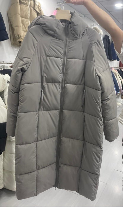 Women's Long Puffer Coat wholesale ready stock custom logo PJ-0815-041 image 3