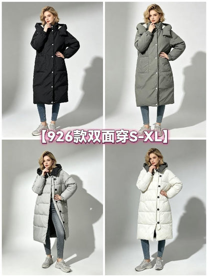 Women's Long Puffer Coat wholesale ready stock custom logo PJ-0815-042 image 1