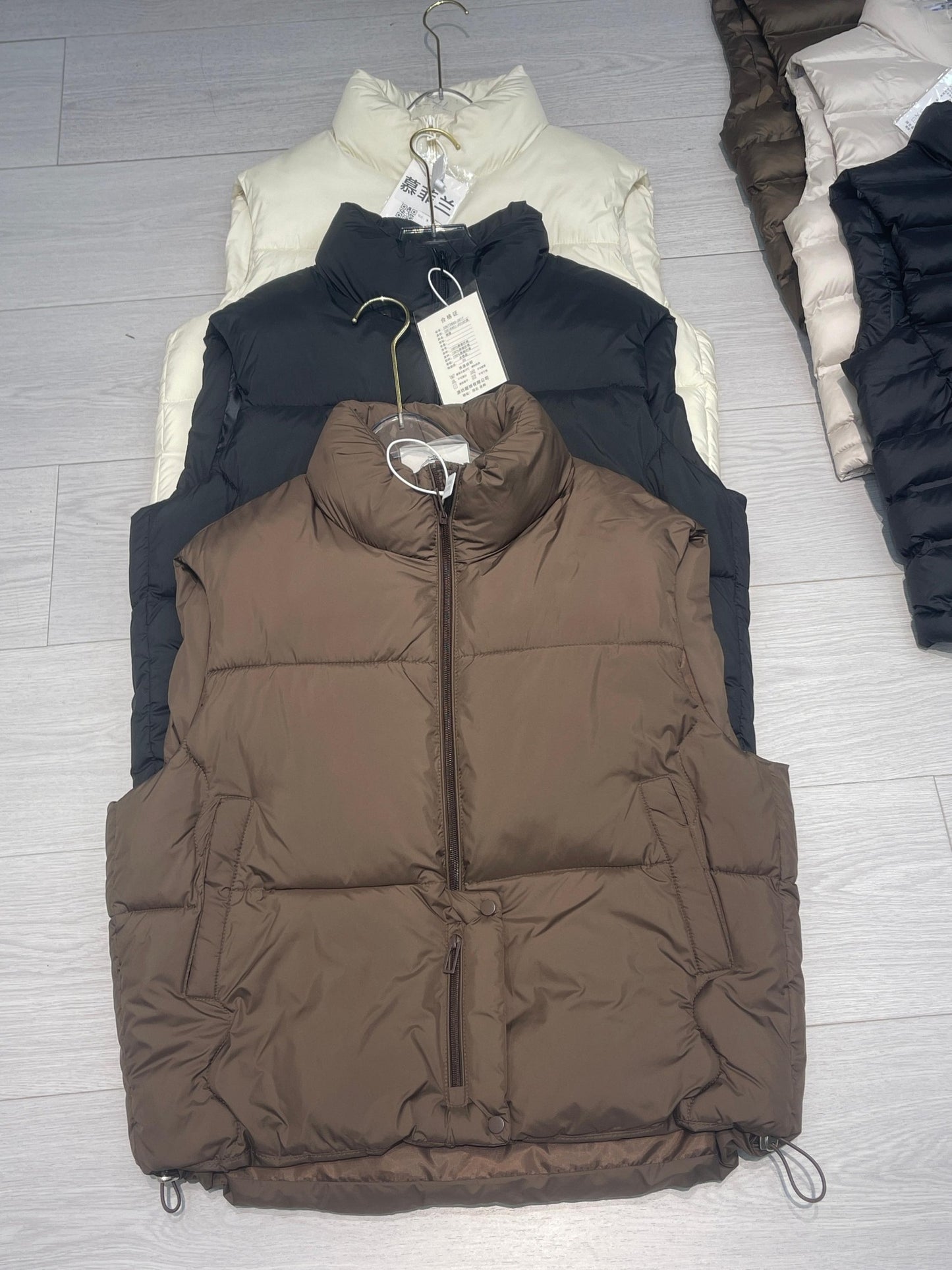 Women's Puffer Vest wholesale ready stock custom logo PJ-0815-047 image 1
