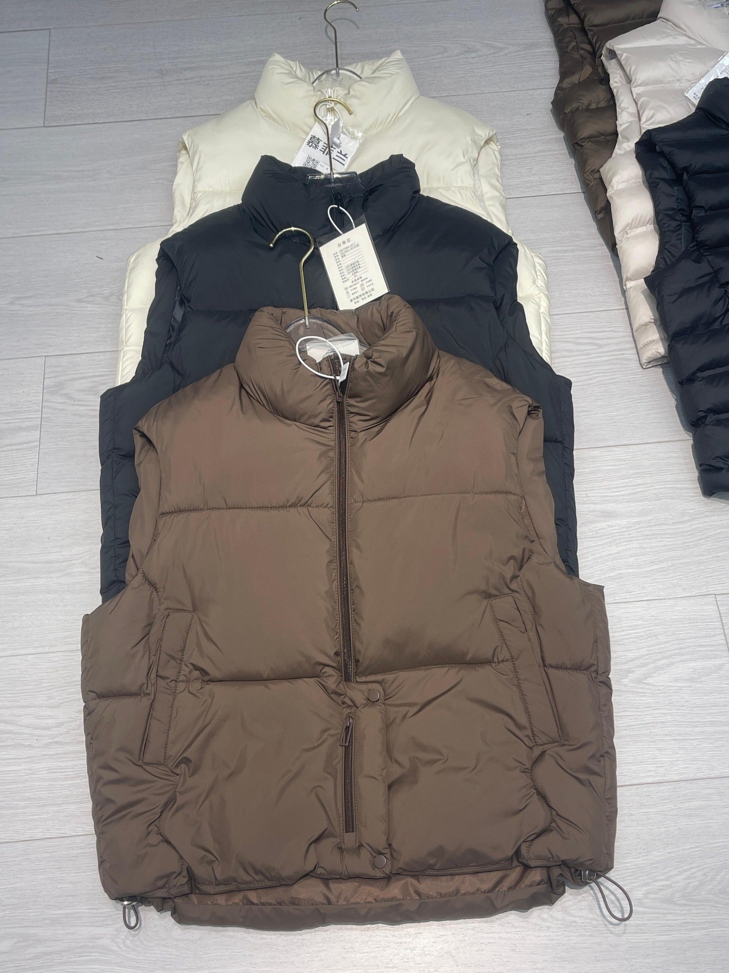 Women's Puffer Vest wholesale ready stock custom logo PJ-0815-047 image 1