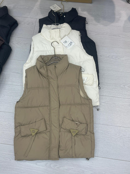 Women's Puffer Vest wholesale ready stock custom logo PJ-0815-048 image 1