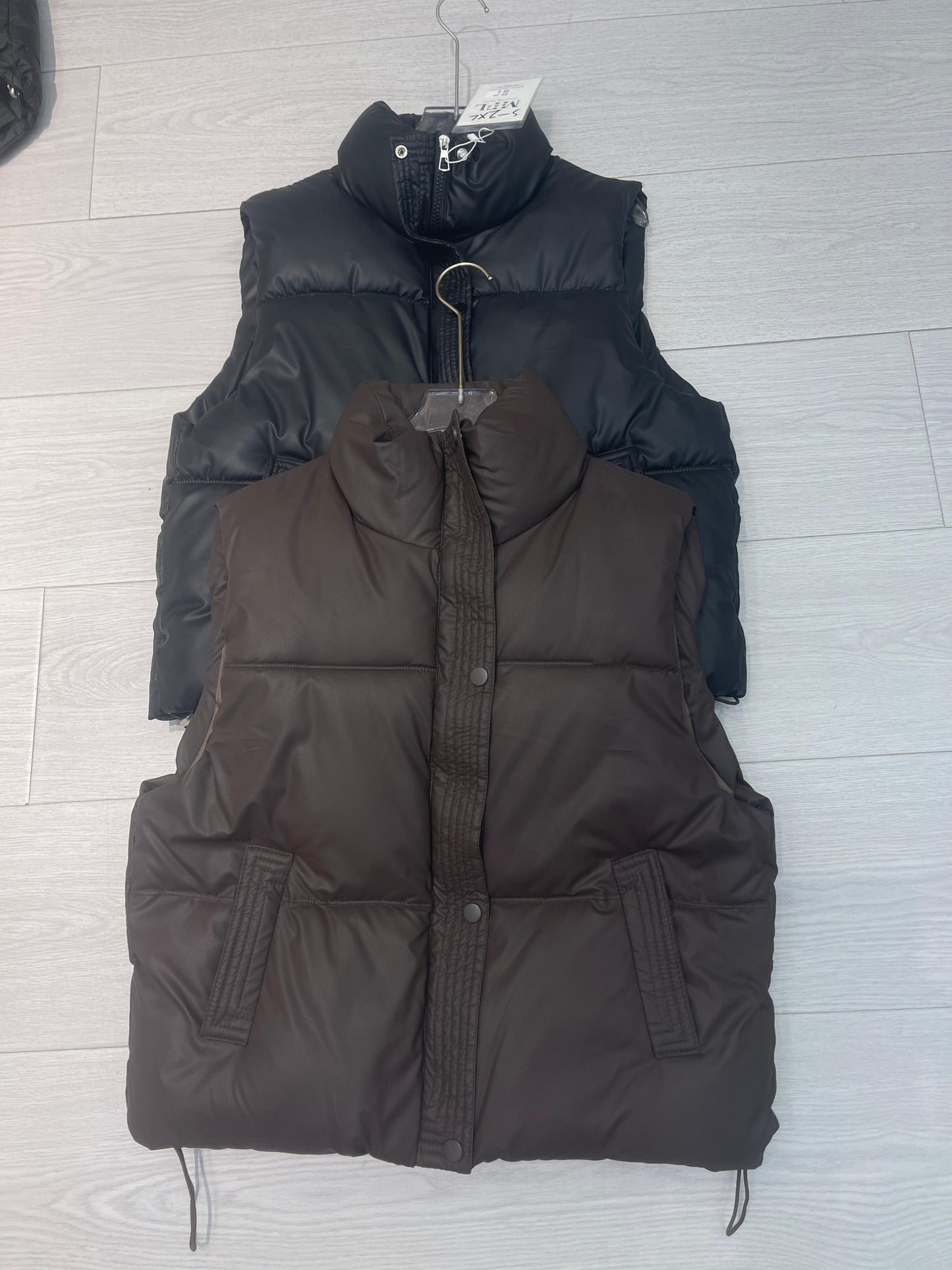 Women's Puffer Vest wholesale ready stock custom logo PJ-0815-056 image 1