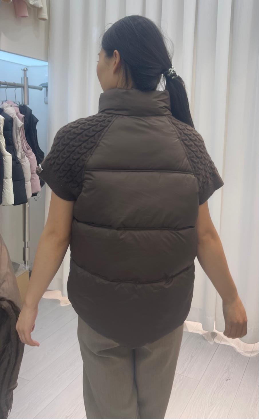 Women's Puffer Vest wholesale ready stock custom logo PJ-0815-077 image 2