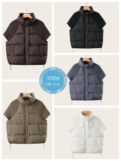 Women's Puffer Vest wholesale ready stock custom logo PJ-0815-077 image 3