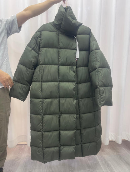 Women's Long Puffer Coat wholesale ready stock custom logo PJ-0815-078 image 1