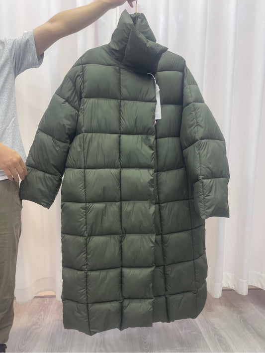 Women's Long Puffer Coat wholesale ready stock custom logo PJ-0815-078 image 1