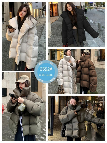 Women's Puffer Jacket wholesale ready stock custom logo PJ-0815-079 image 1