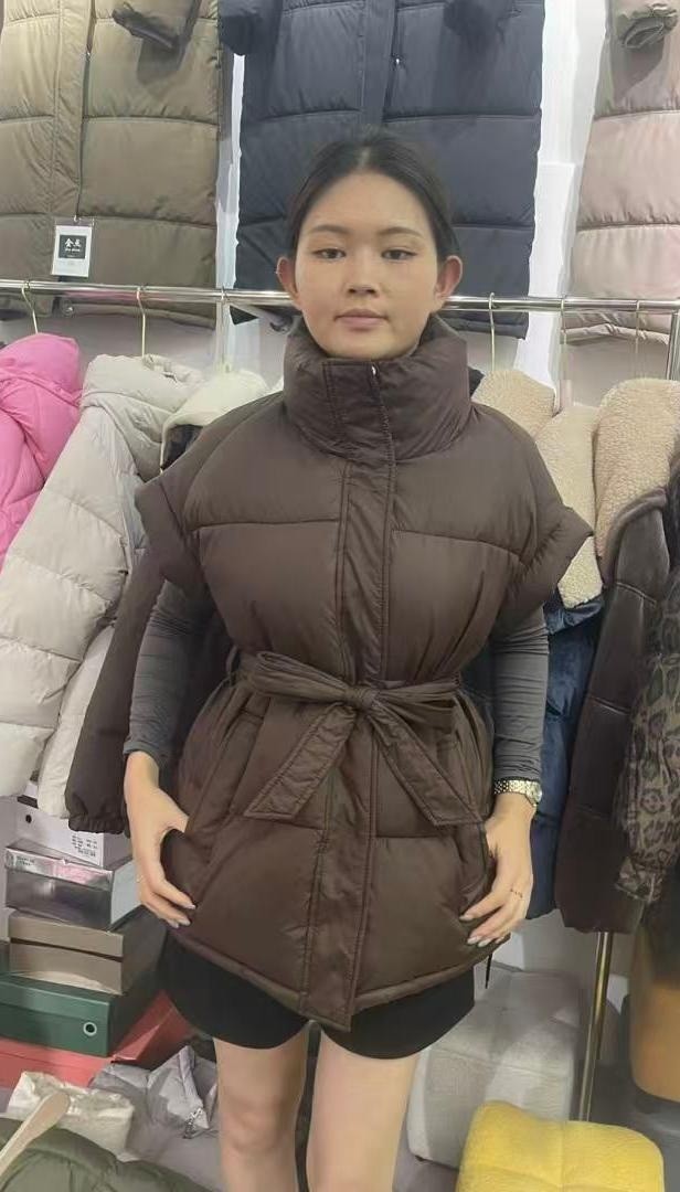 Women's Puffer Vest wholesale ready stock custom logo PJ-0815-094 image 1