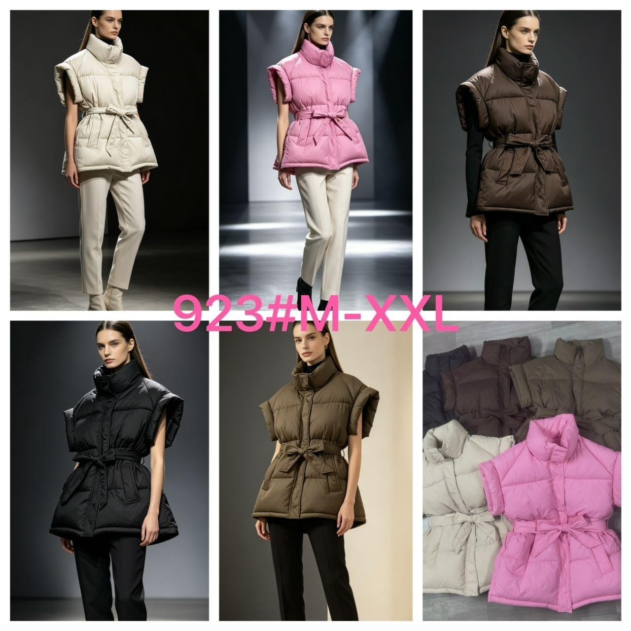 Women's Puffer Vest wholesale ready stock custom logo PJ-0815-094 image 2