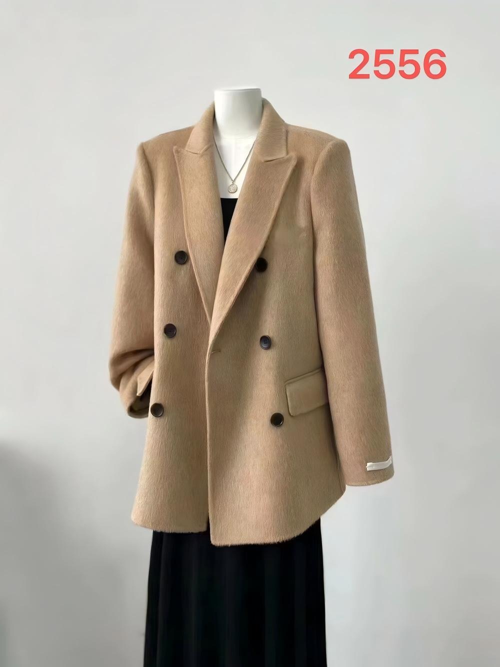 Ready Stock Women's Winter Wool Coat 2556 - Wholesale OEM ODM Wool Outerwear Factory - ready stock wholesale winter wool coat 2556