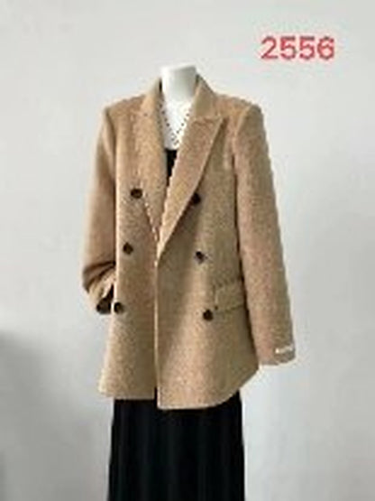 Ready Stock Women's Winter Wool Coat 2556 - Wholesale OEM ODM Wool Outerwear Factory - clear wholesale winter wool coat image 1