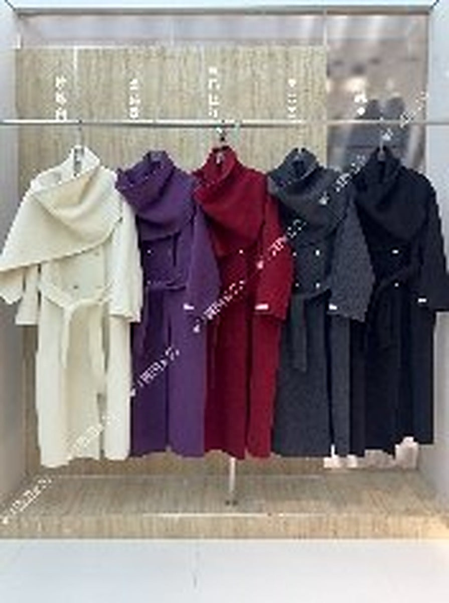 Ready Stock Women's Winter Wool Coat 5809 - Wholesale OEM ODM Wool Outerwear Factory - clear wholesale winter wool coat image 1