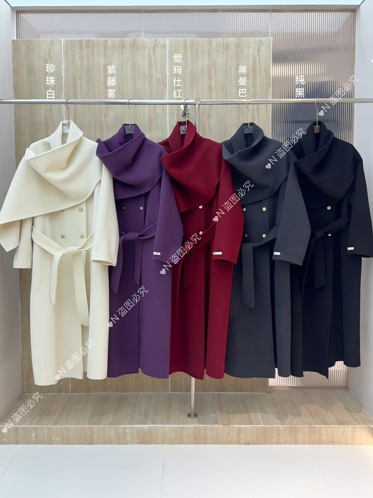 Ready Stock Women's Winter Wool Coat 5872 - Wholesale OEM ODM Wool Outerwear Factory - ready stock wholesale winter wool coat 5872