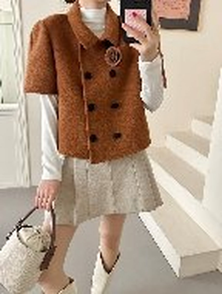 Ready Stock Women's Winter Wool Coat 731 - Wholesale OEM ODM Wool Outerwear Factory - clear wholesale winter wool coat image 1