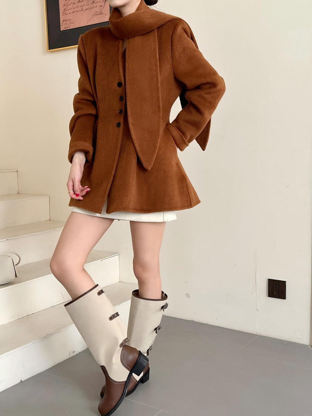 Ready Stock Women's Winter Wool Coat 782 - Wholesale OEM ODM Wool Outerwear Factory - ready stock wholesale winter wool coat 782