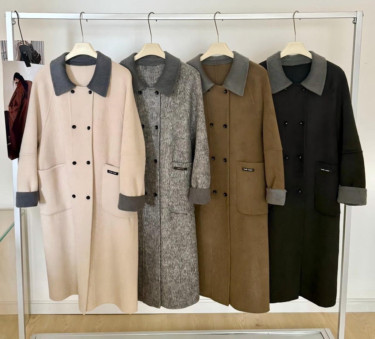 Ready Stock Women's Winter Wool Coat 8197 - Wholesale OEM ODM Wool Outerwear Factory - ready stock wholesale winter wool coat 8197