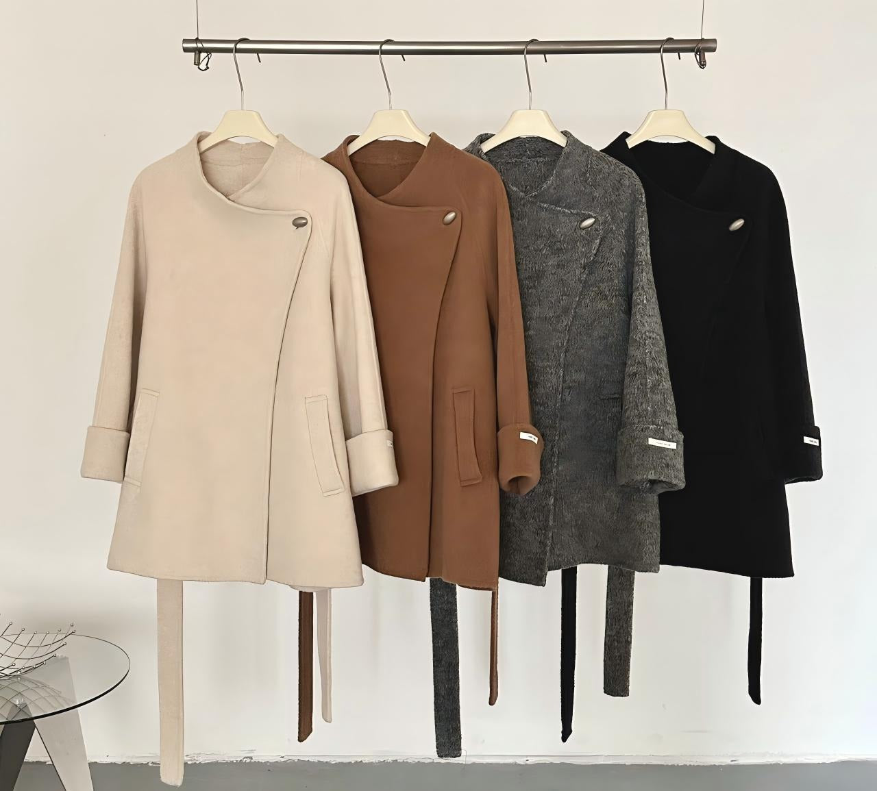 Ready Stock Women's Winter Wool Coat 8501 - Wholesale OEM ODM Wool Outerwear Factory - ready stock wholesale winter wool coat 8501