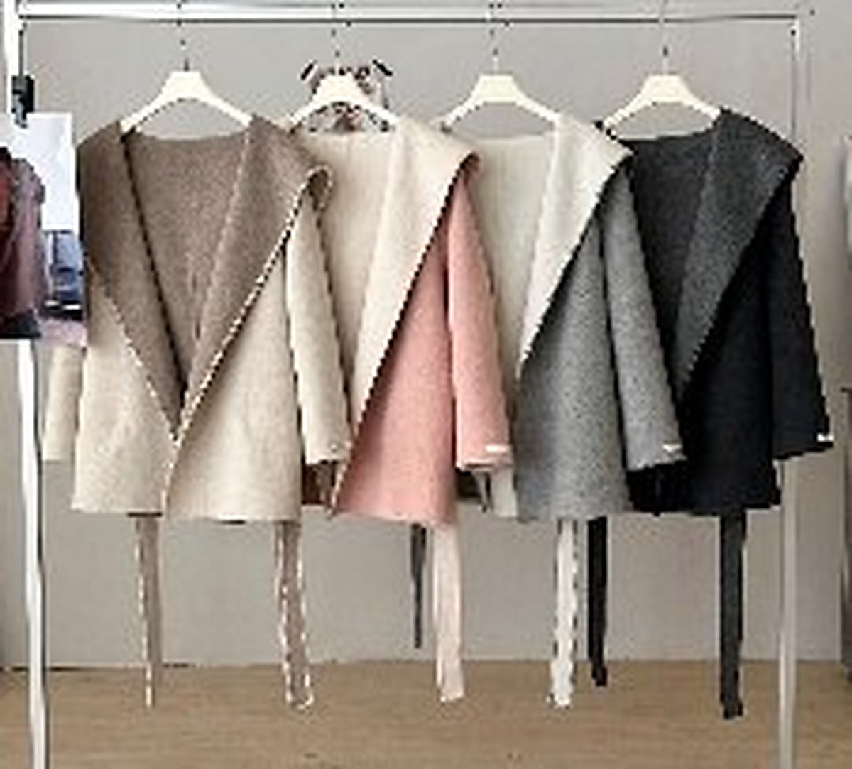Ready Stock Women's Winter Wool Coat 8501 - Wholesale OEM ODM Wool Outerwear Factory - clear wholesale winter wool coat image 1
