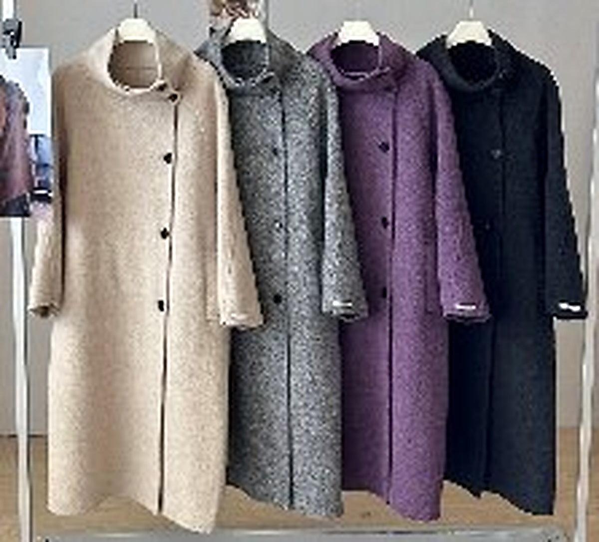 Ready Stock Women's Winter Wool Coat 8502 - Wholesale OEM ODM Wool Outerwear Factory - clear wholesale winter wool coat image 1