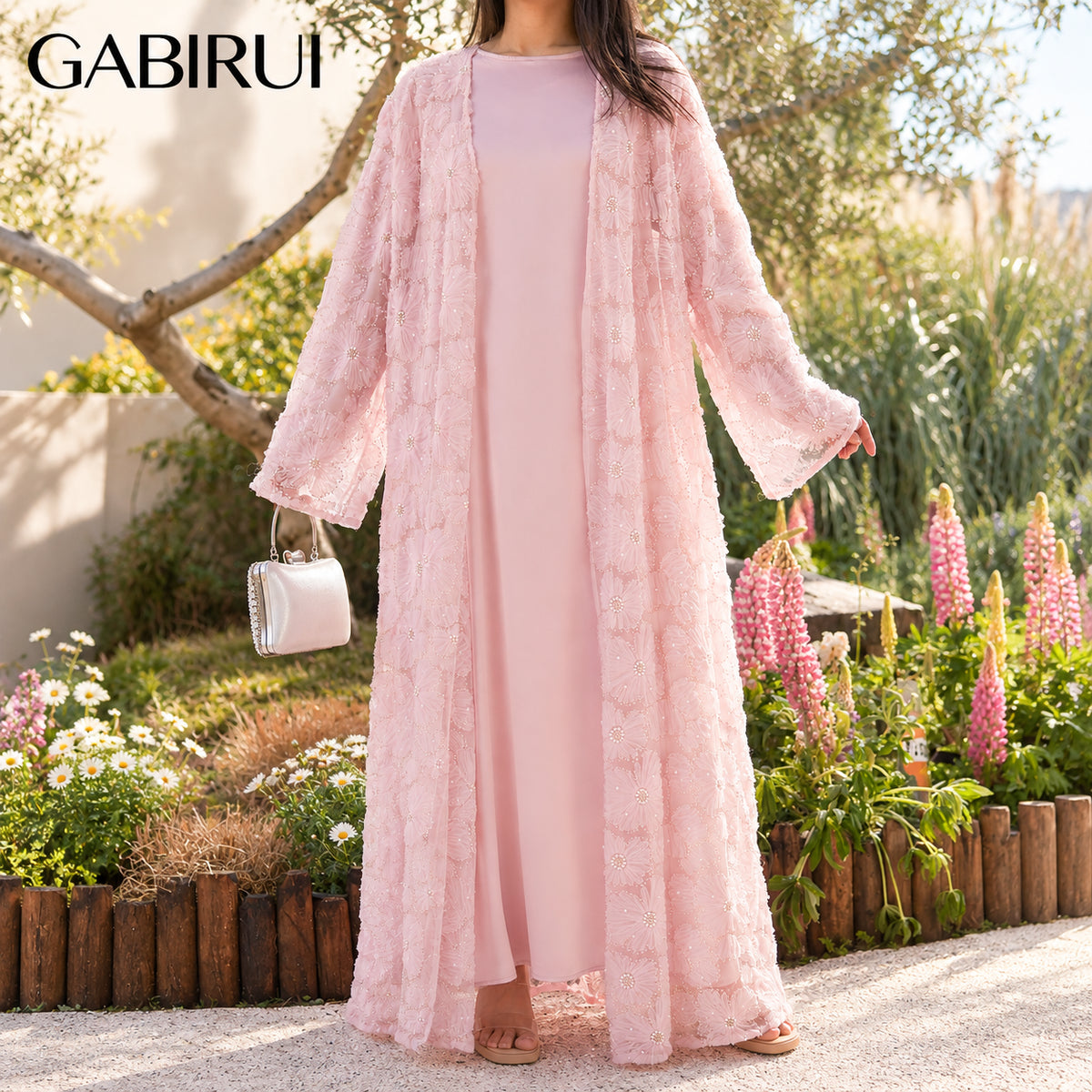 Wholesale luxury sequin beaded abaya manufacturer GBR-1601487526323