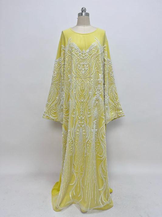 Wholesale luxury sequin beaded abaya manufacturer GBR-1601819368839