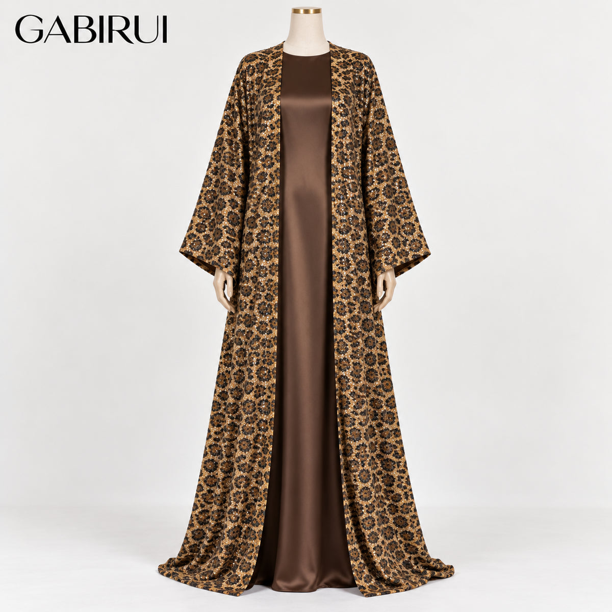 Wholesale luxury sequin beaded abaya manufacturer GBR-1601951752838