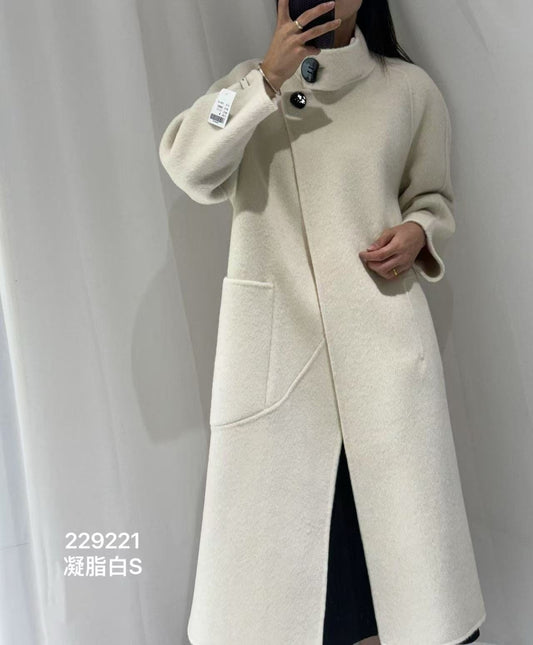 Wholesale Women's Wool Blend Coat 229221 - OEM ODM Coat & Blazer Supplier